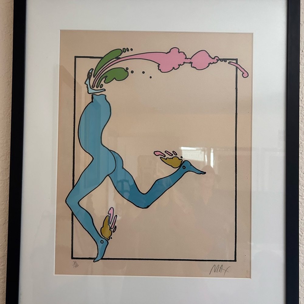 Original Serigraph Peter Max, 39/150 signed by artist